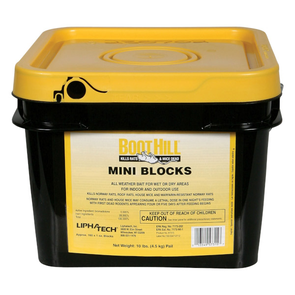 BootHill® Mini-Block 10 lb Pail - 4 per case - Pest Control